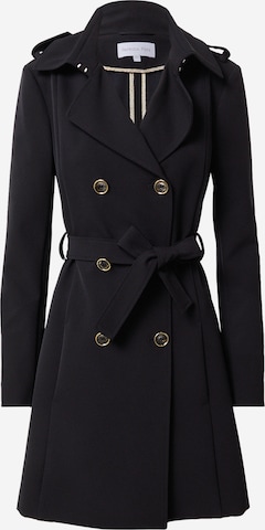 PATRIZIA PEPE Ανοιξιάτικο και φθινοπωρινό παλτό σε μαύρο: μπροστά