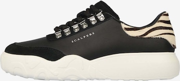 Scalpers Sneakers laag 'Robert' in Zwart: voorkant