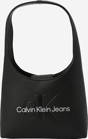 melns Calvin Klein Jeans Rokassomiņa: no priekšpuses