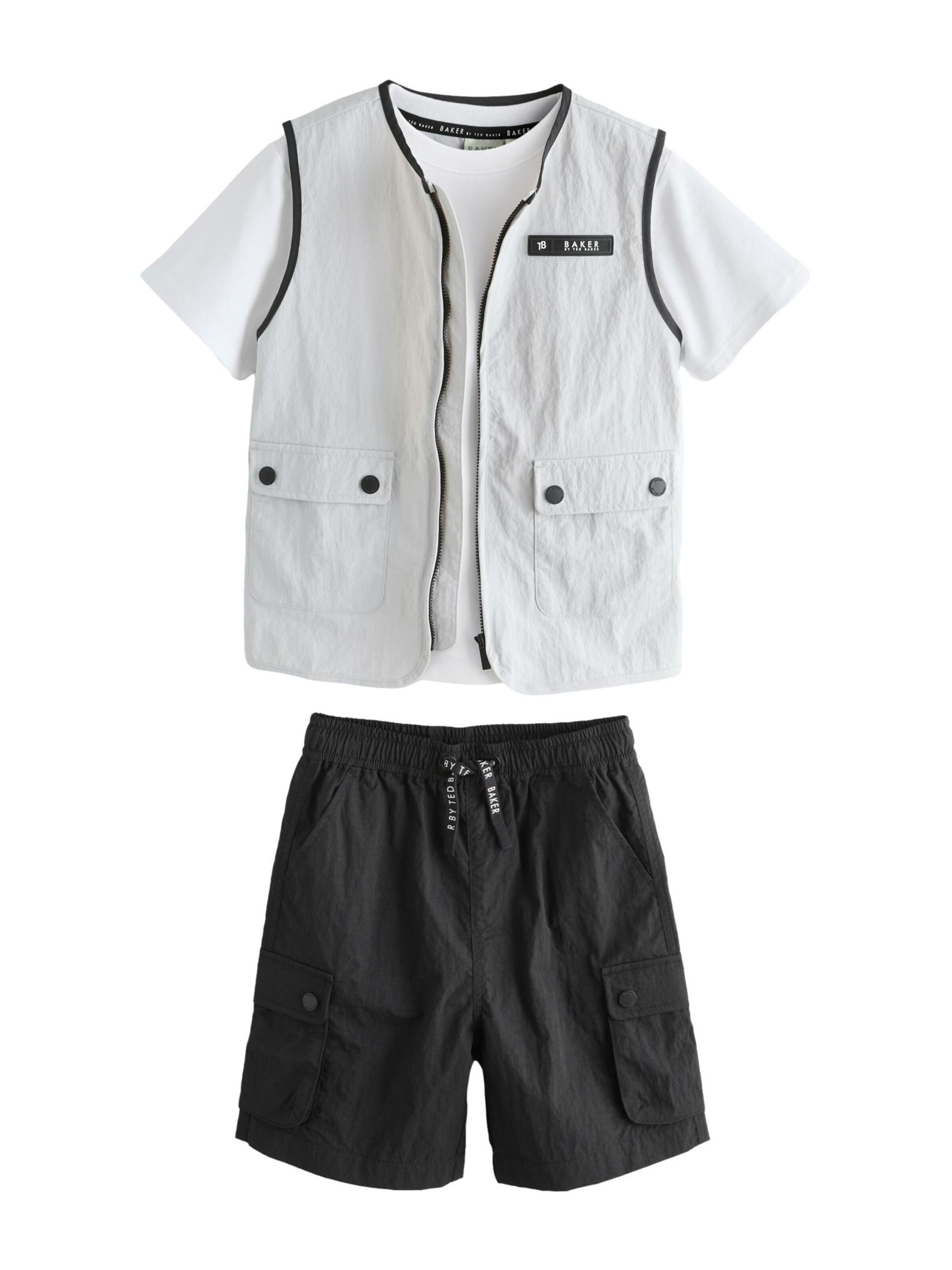 Baker by Ted Baker Set in Grau: Vorderseite