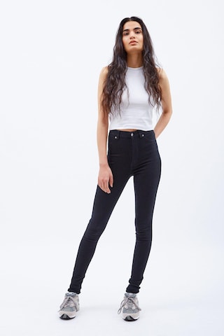 Dr. Denim Skinny Jeggings 'Solitaire' in Schwarz