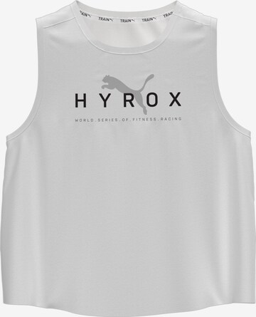 PUMA Sports Top 'HYROX Triblend' in White: front