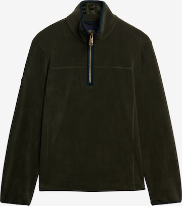 Superdry Fleece jas 'Estate' in Groen: voorkant