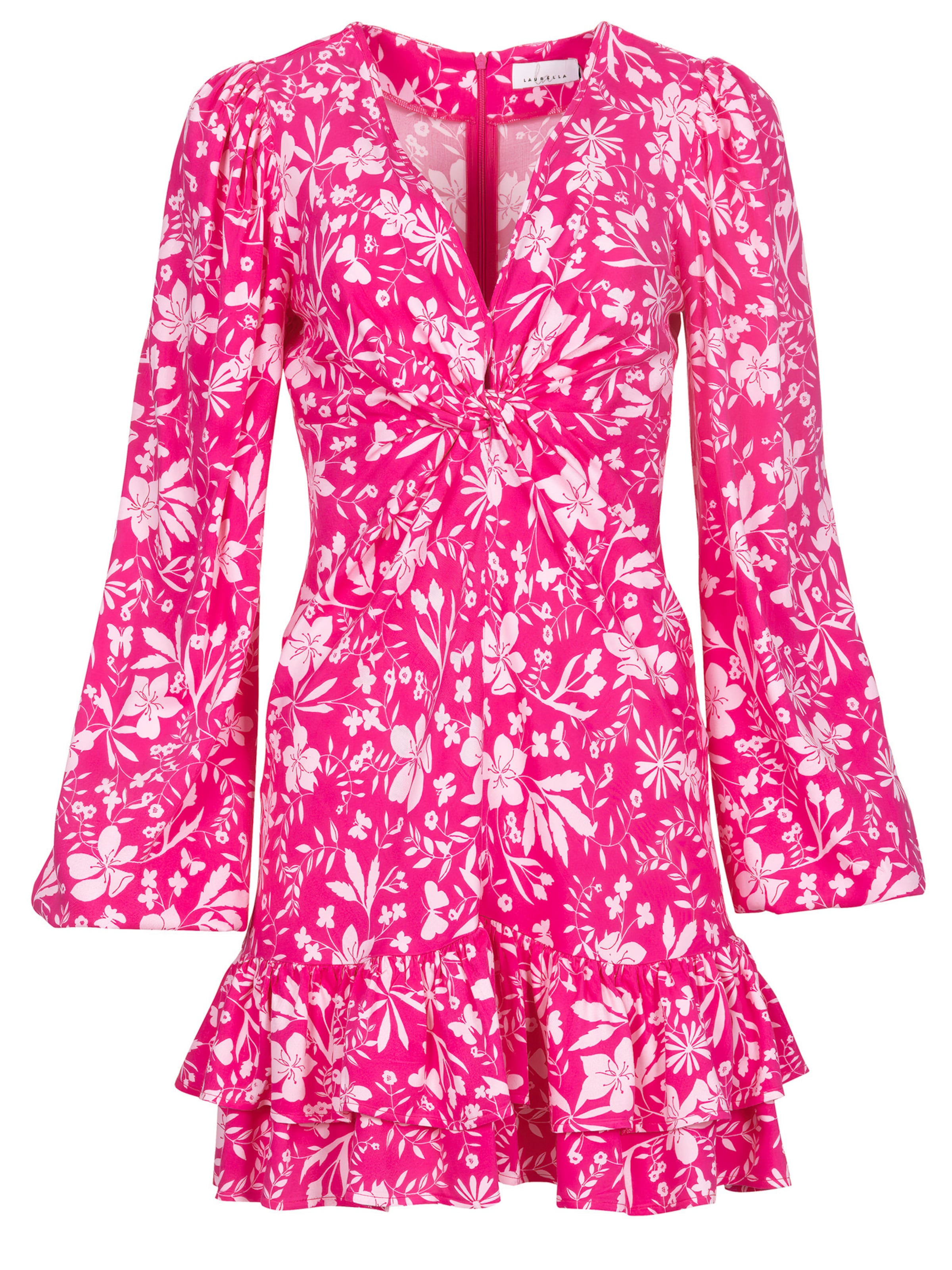 Laurella Kleid in pink / weiß, Produktansicht