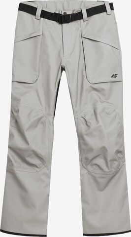 4F Regular Workout Pants in Grey: front