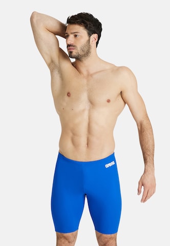 ARENA - Bañador deportivo 'TEAM SOLID' en azul: frente