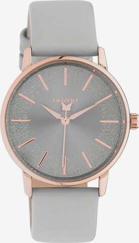 OOZOO Analog Watch in Grey: front