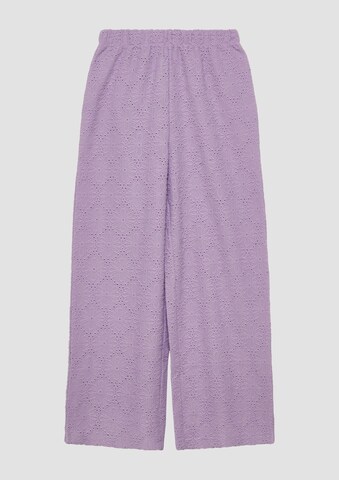 Wide Leg Pantalon s.Oliver en violet