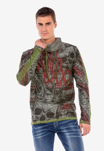 CIPO & BAXX Shirt in Grey: front