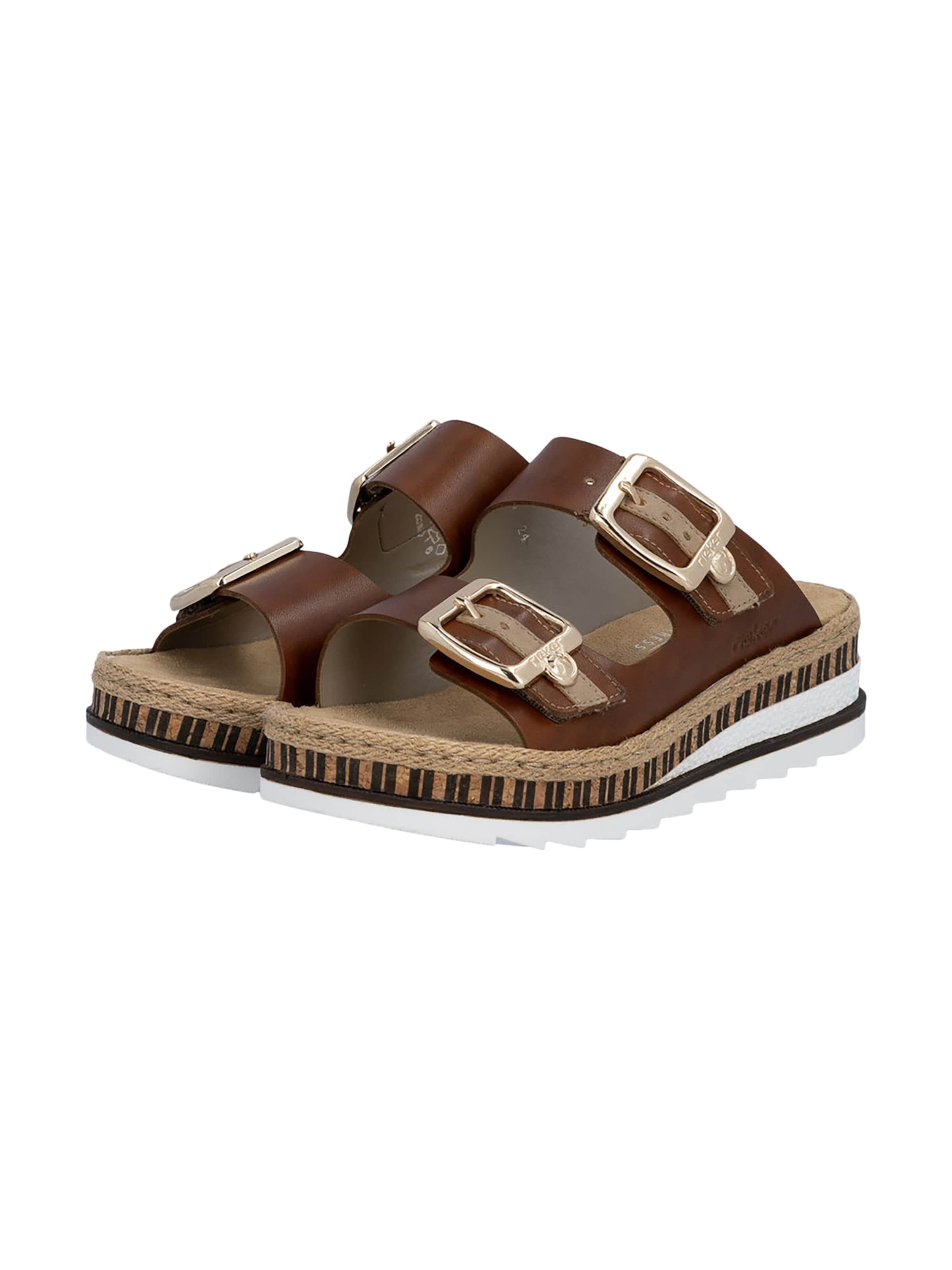 Mule Rieker en marron