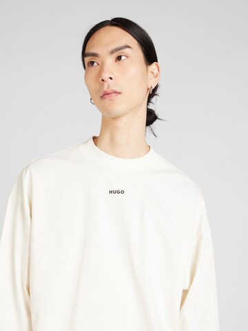 HUGO Sweatshirt 'Dapaso' in Wit