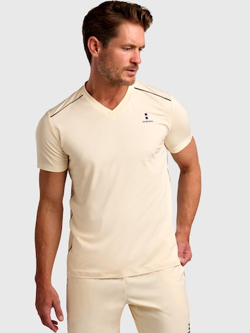 nordicdots Funktionsshirt 'Performance V-Tee'‌ in Gelb: Vorderseite