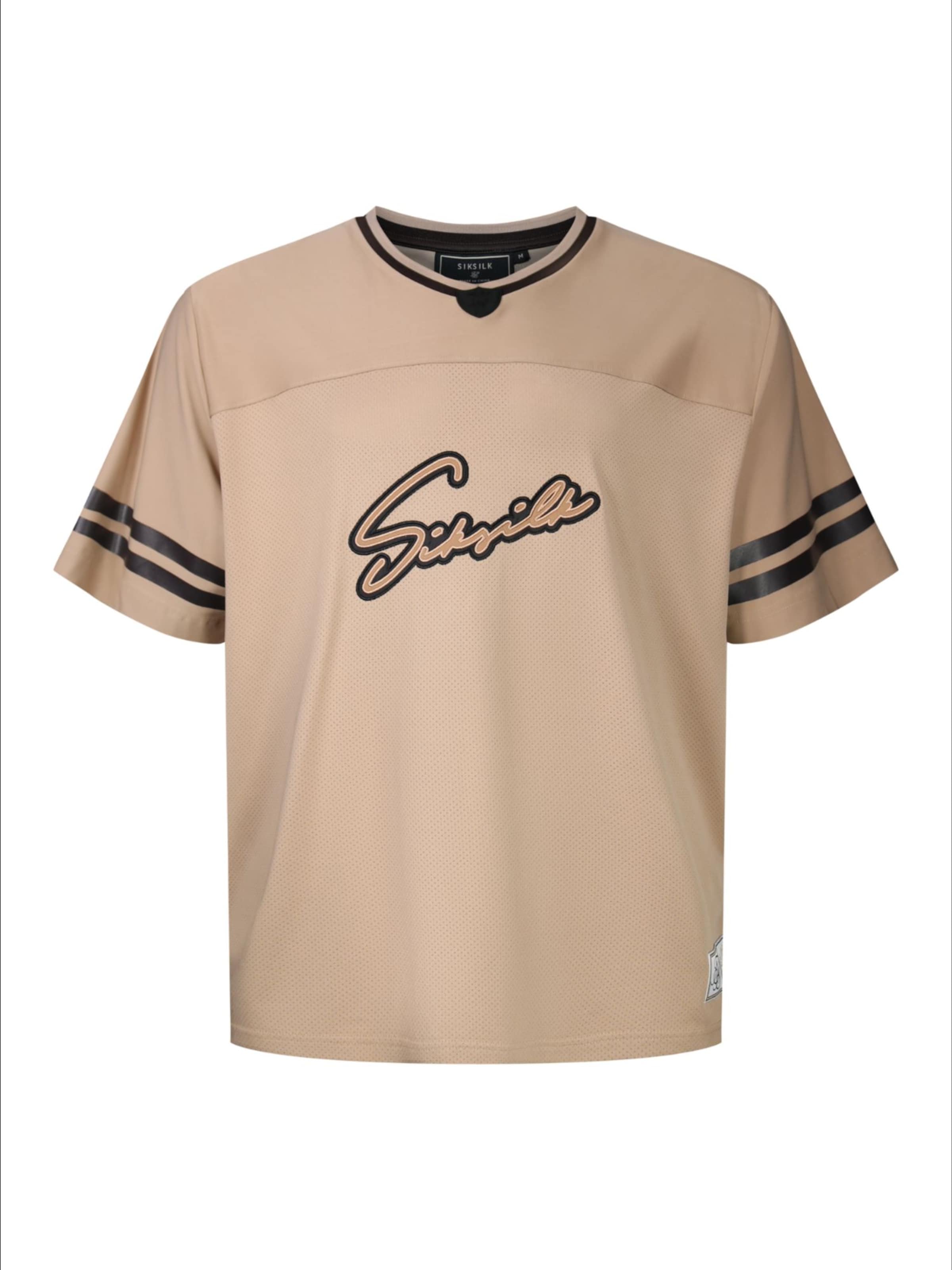 SikSilk Shirt in Dark beige / Black, Item view