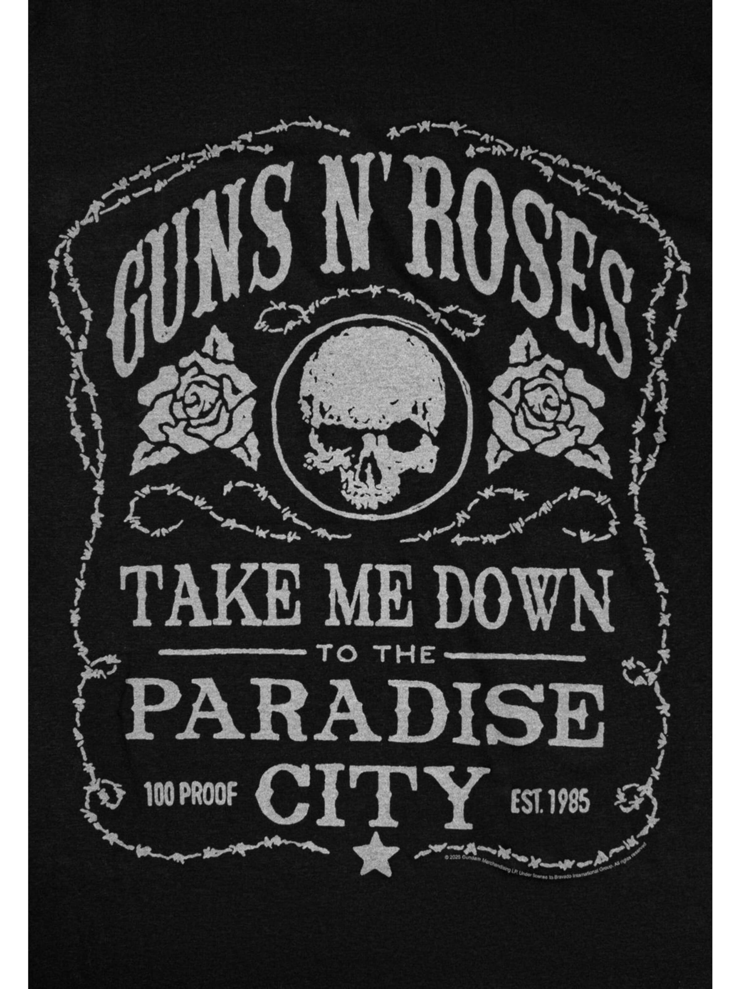 T-Shirt 'Guns N´Roses Paradise City T-Shirt' GUNS N' ROSES en noir
