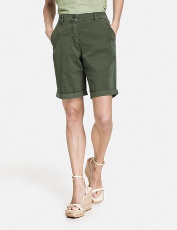 GERRY WEBER Regular Pants in Green: front