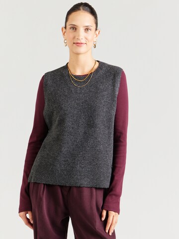 s.Oliver BLACK LABEL Pullunder in Grey: front