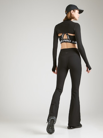 NIKE Flared Workout Pants 'ZENVY' in Black