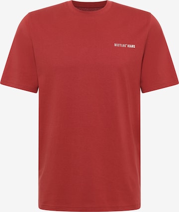 MUSTANG Shirt ' Austin ' in Rot: Vorderseite