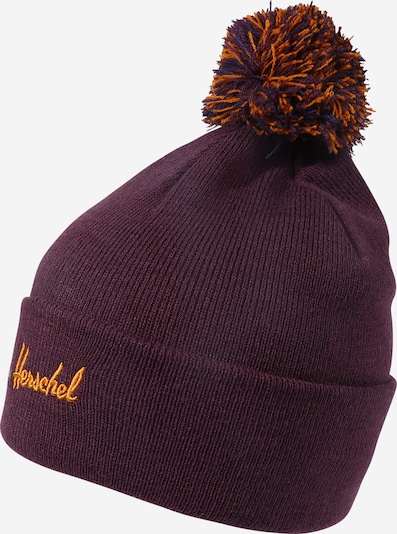 Herschel Mütze 'Aden Pom' in beere / orange, Produktansicht