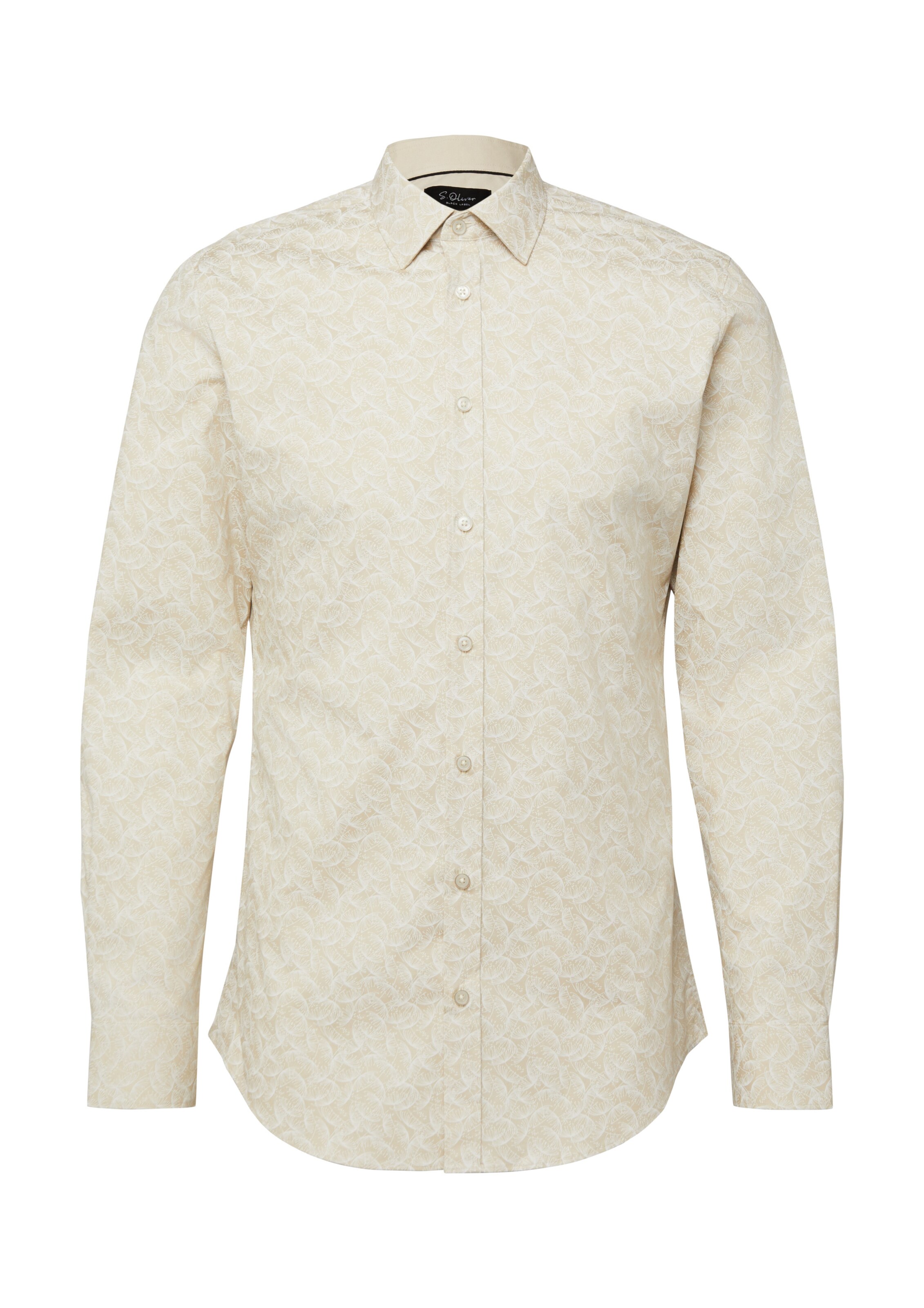 s.Oliver BLACK LABEL Hemd in Beige: Vorderseite