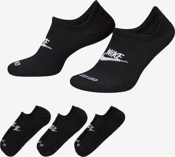 Nike Sportswear Enkelsokken in Zwart: voorkant