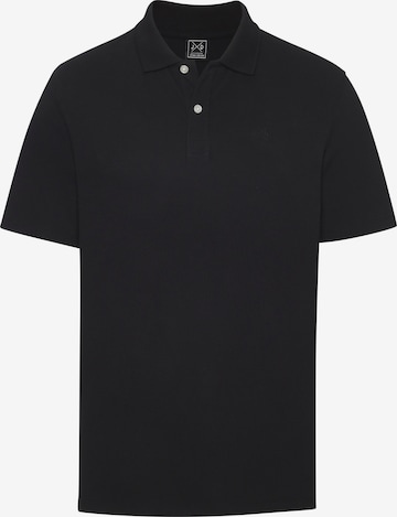 JOHN DEVIN Poloshirt in Schwarz: Vorderseite