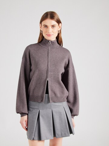 Soft Rebels Cardigan 'Dalton' i brun: forside
