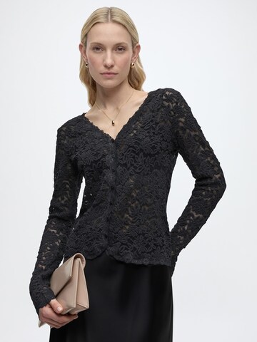 rosemunde Kardigán 'Delicia' - fekete