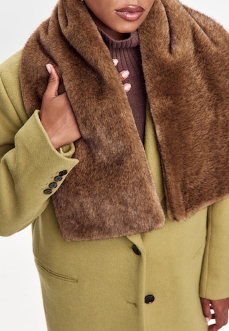 CESARE GASPARI Scarf in Brown