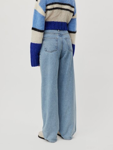 Wide Leg Jean 'Cleo' LeGer by Lena Gercke en bleu