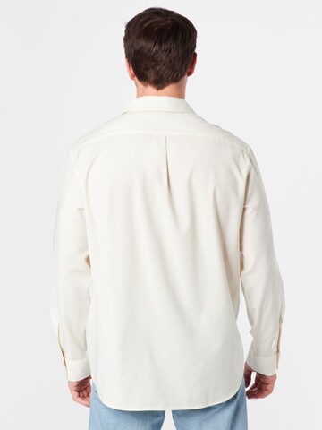 DIESEL Regular fit Button Up Shirt 'WOOLY' in White