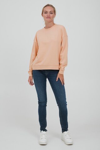Oxmo Sweatshirt 'GRYNET' in Roze: voorkant