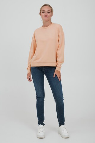 Sweat-shirt 'GRYNET' Oxmo en rose : devant