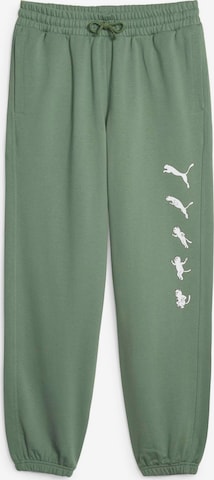 Pantalon PUMA en vert : devant
