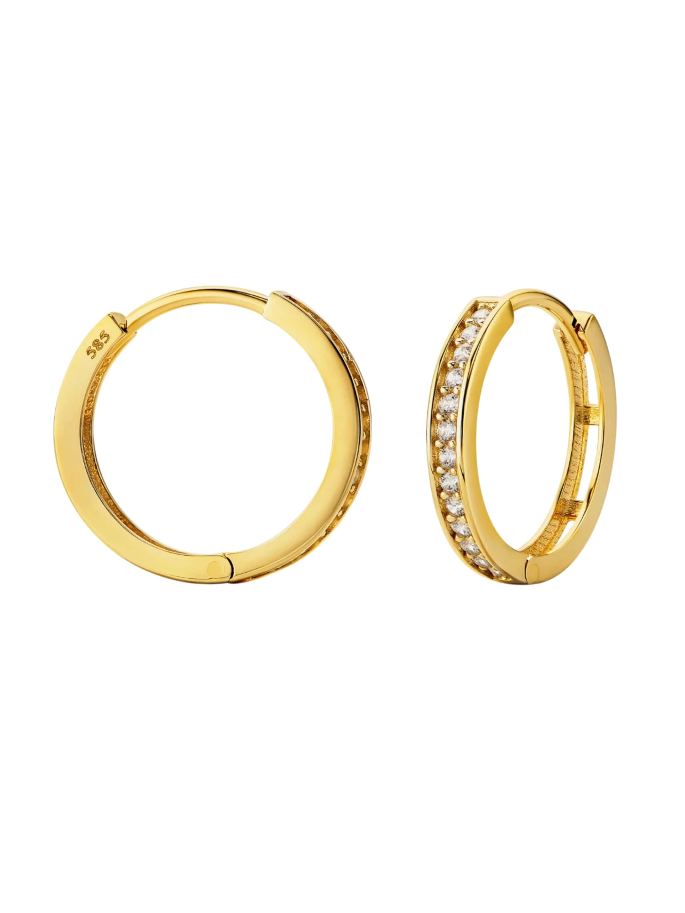 Orecchini 'Ohrringe aus 585 Gelbgold' di DIAMANT LETERNEL in giallo