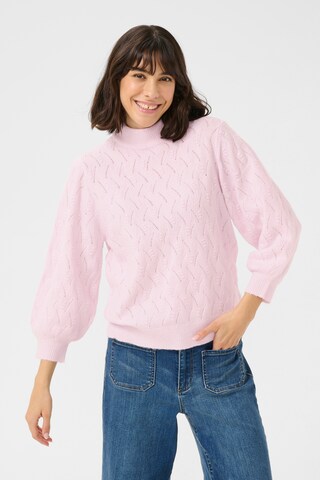 Kaffe Sweater 'Rita' in Pink: front