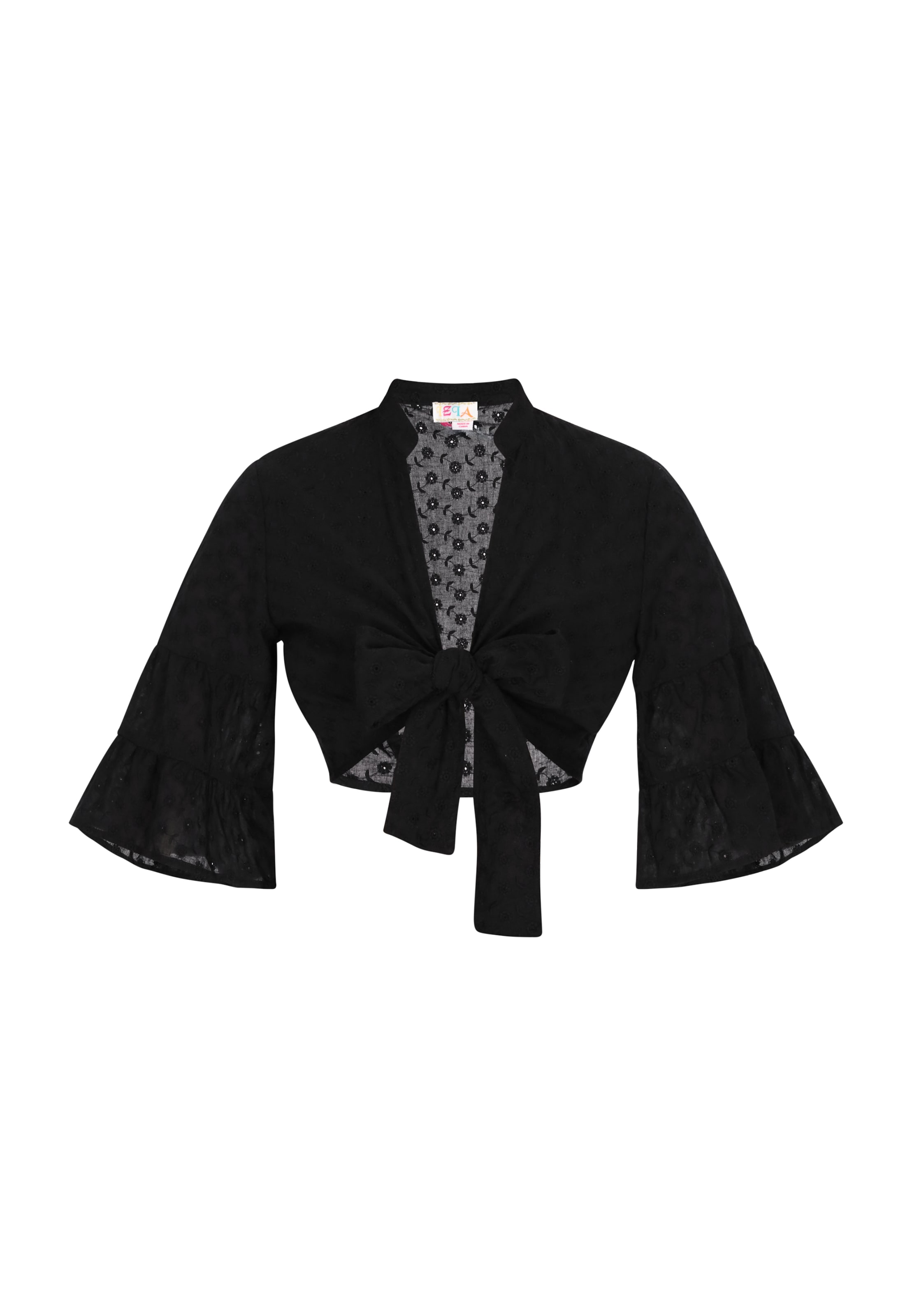 juoda IZIA Palaidinė 'Festival': priekis