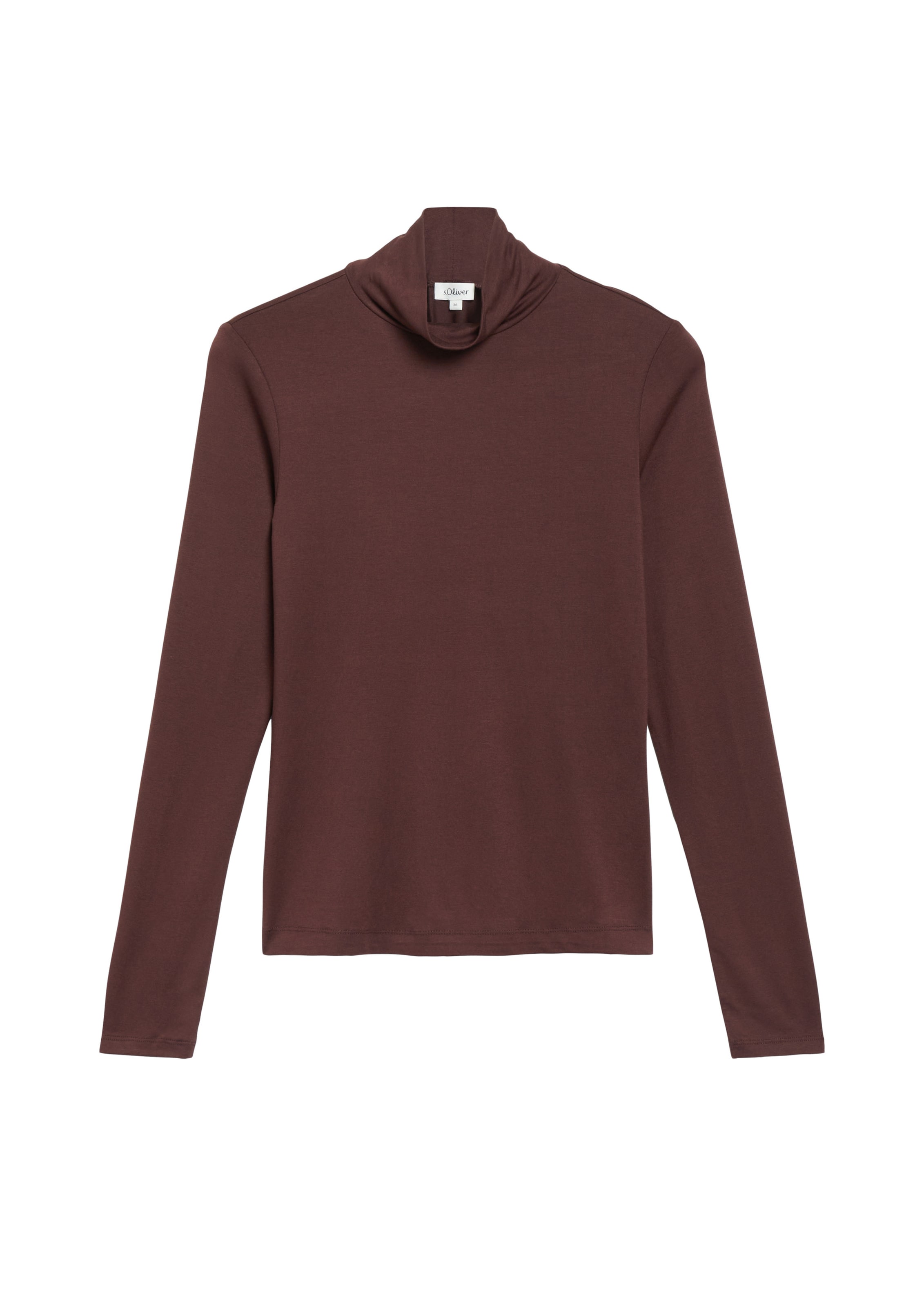 s.Oliver Shirt in Braun: Vorderseite