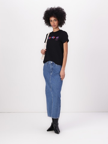 Karl Lagerfeld T-Shirt 'Ikon' in Schwarz