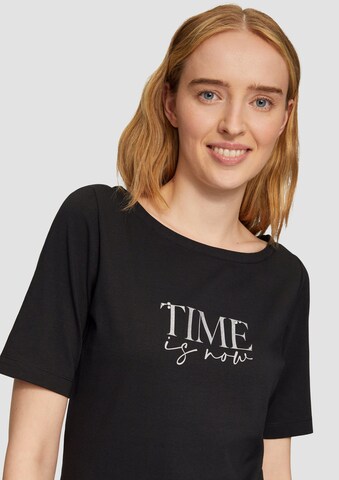 s.Oliver BLACK LABEL Shirt in Zwart