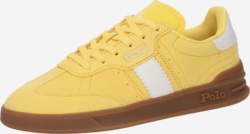 Baskets basses 'AERA' Polo Ralph Lauren en jaune : devant