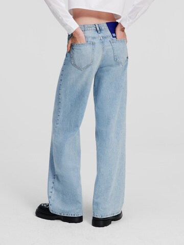 KARL LAGERFELD JEANS Loosefit Jeans in Blauw