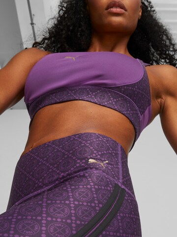 Skinny Pantalon de sport 'CONCEPT' PUMA en violet