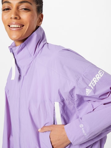 ADIDAS SPORTSWEAR - Chaqueta de montaña 'Myshelter' en lila