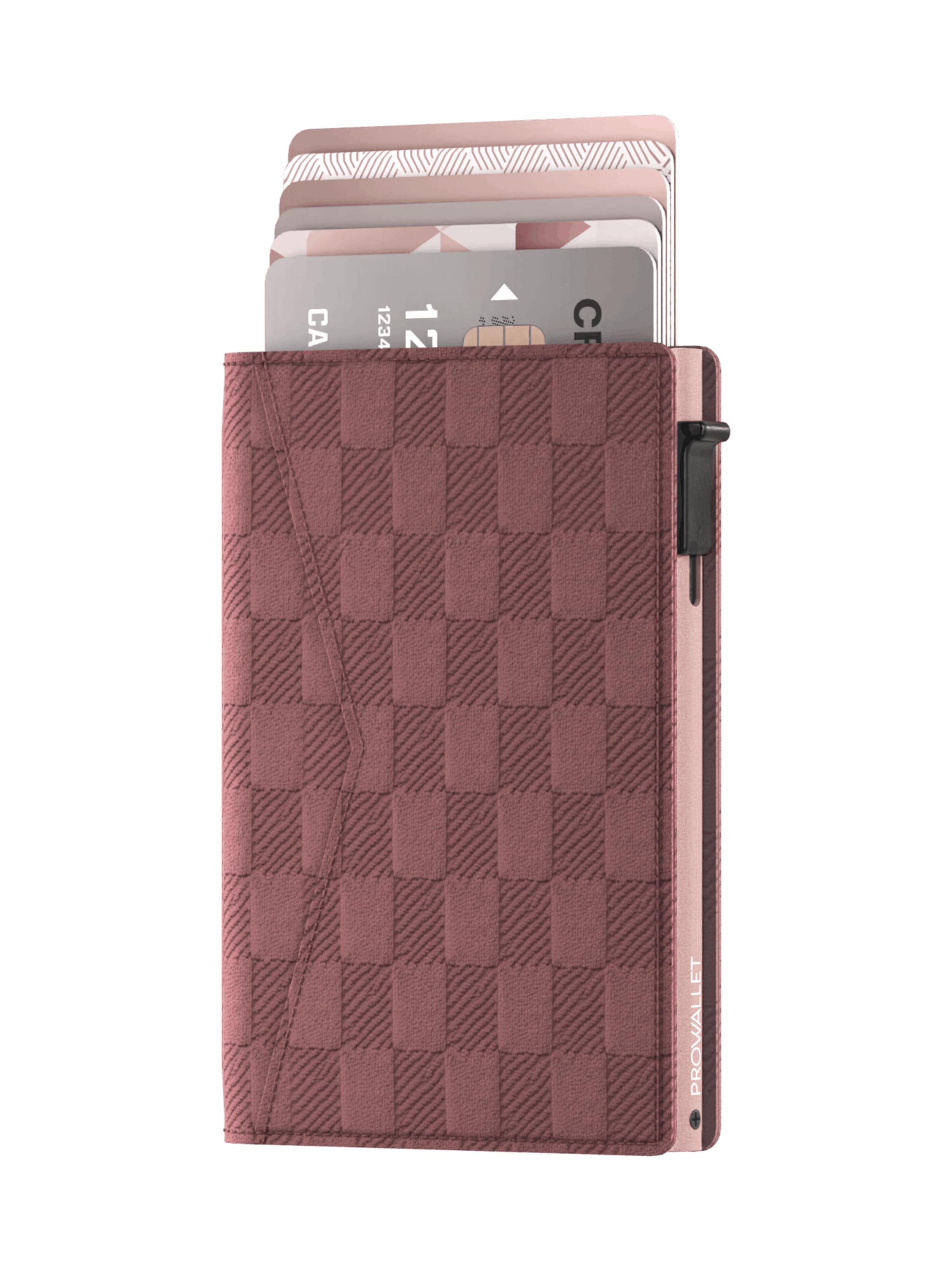 Porte-monnaies 'Pasjeshouder Slim Panel' Prowallet en violet : devant