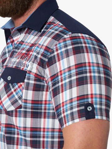 Jan Vanderstorm Comfort Fit Hemd 'Bertil' in Blau