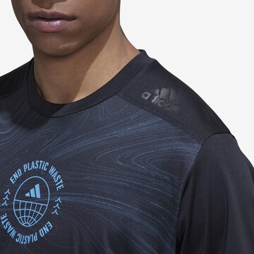 ADIDAS PERFORMANCE Performance Shirt 'Designed For Running' in Blue