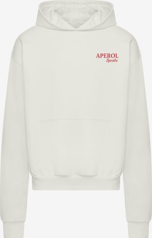 Merchcode Sweatshirt 'Aperol Spritz' in Weiß: Vorderseite