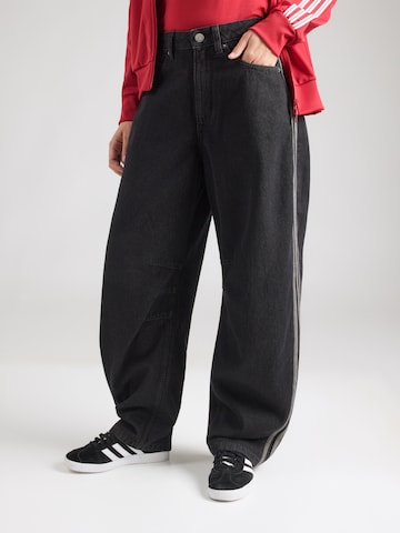 ADIDAS ORIGINALS Barrel Farkut värissä musta: etupuoli