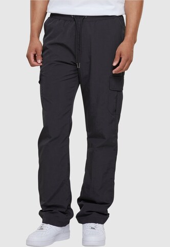 Loosefit Pantaloni cargo di Urban Classics in nero: frontale